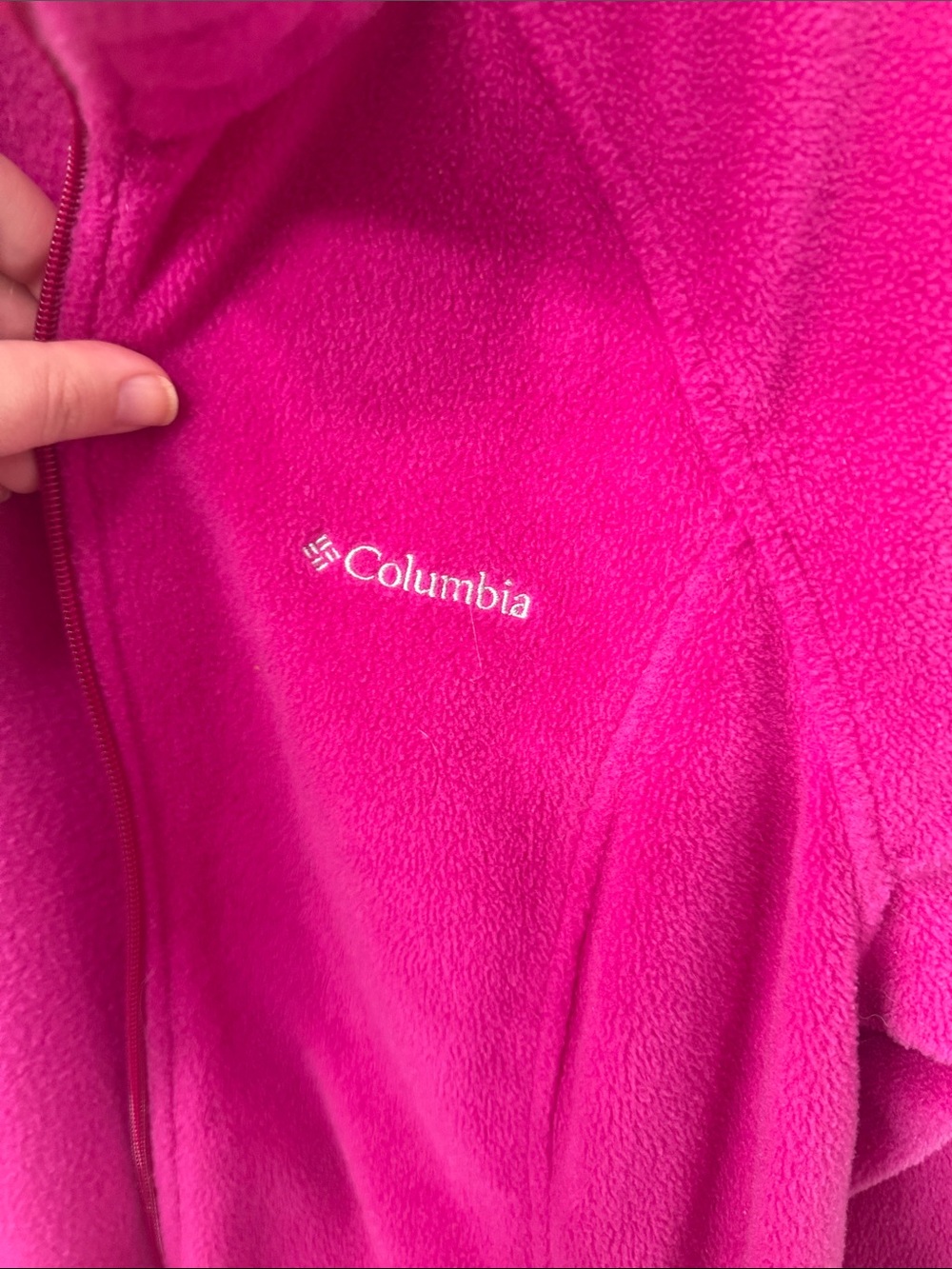 Columbia Women's Magenta Fleece Jacket - Picture 5 of 6
